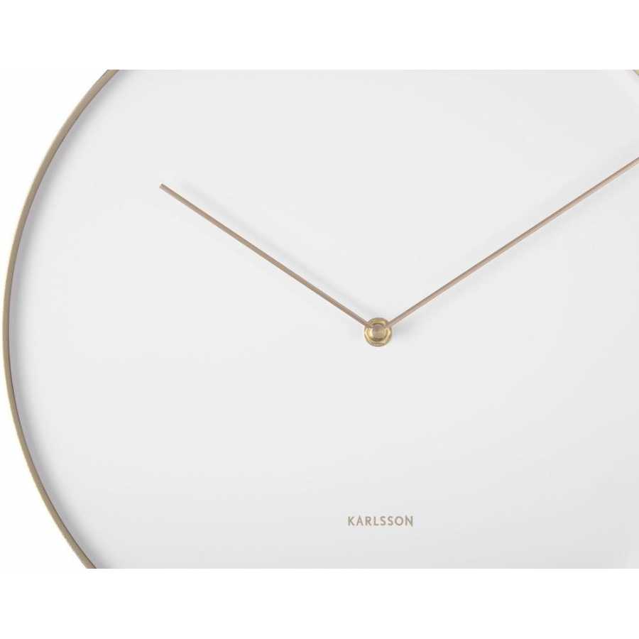 Karlsson Hook Wall Clock - White
